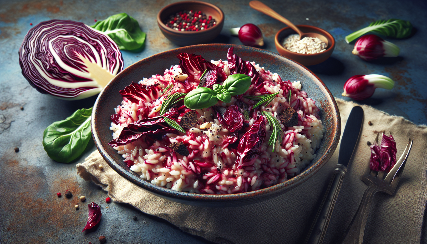 risotto al radicchio rosso